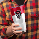 NC State 30oz Colorblock Stainless Steel Tumbler - Logo Brands - Flyclothing LLC