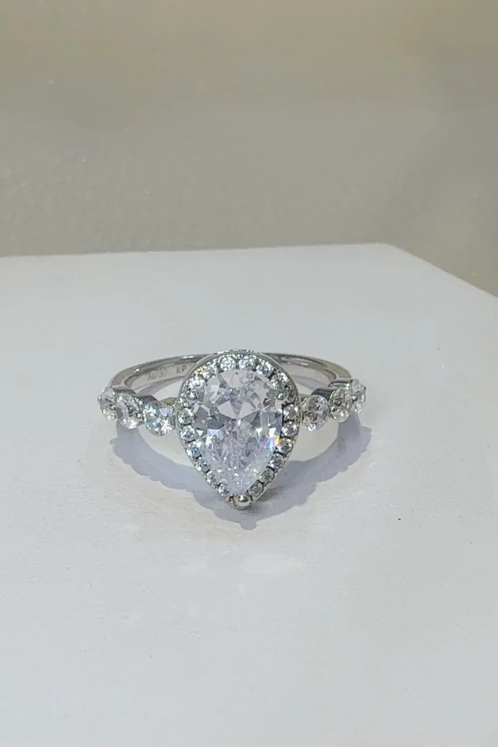 2 Carat Moissanite 925 Sterling Silver Ring - Trendsi - Flyclothing LLC
