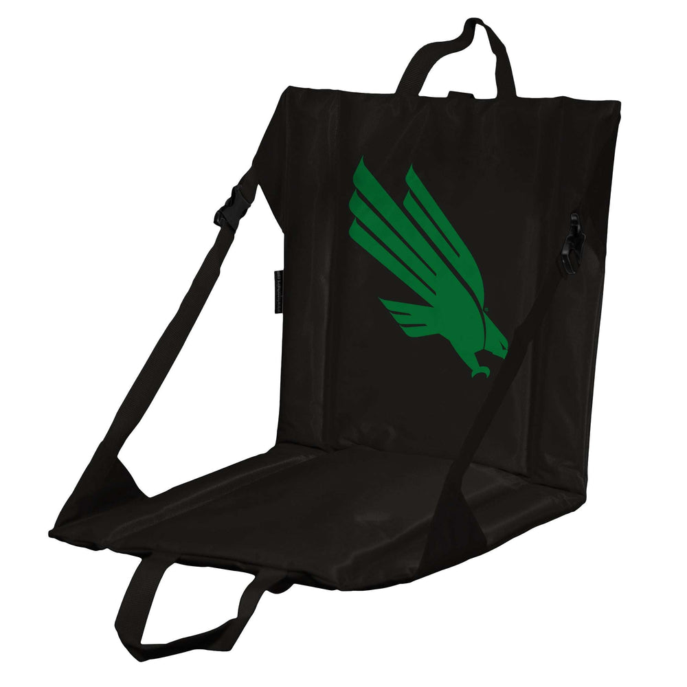 North Texas University Black Stadium Seat - Logo Brands - Flyclothing LLC