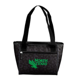 North Texas Leopard Print 16 Can Cooler Tote - Logo Brands - Flyclothing LLC