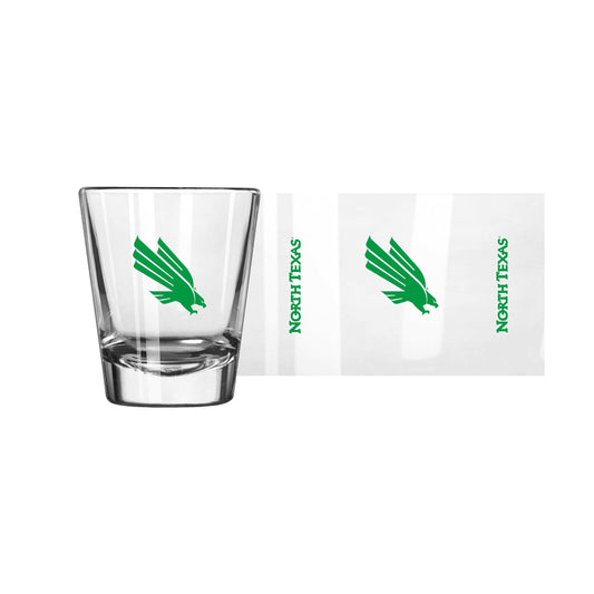 North Texas 2oz Gameday Shot Glass - Logo Brands - Flyclothing LLC