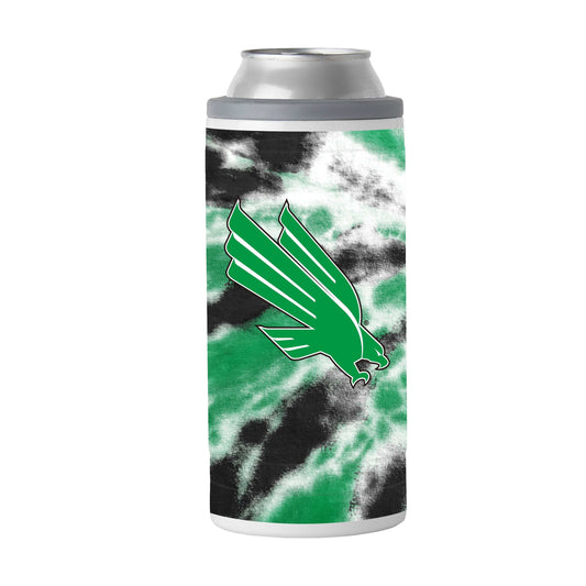 North Texas 12oz Tie Dye Slim Can Coolie - Logo Brands - Flyclothing LLC
