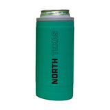 North Texas 12oz Optic Stacked Soft Touch Slim Coolie - Logo Brands - Flyclothing LLC