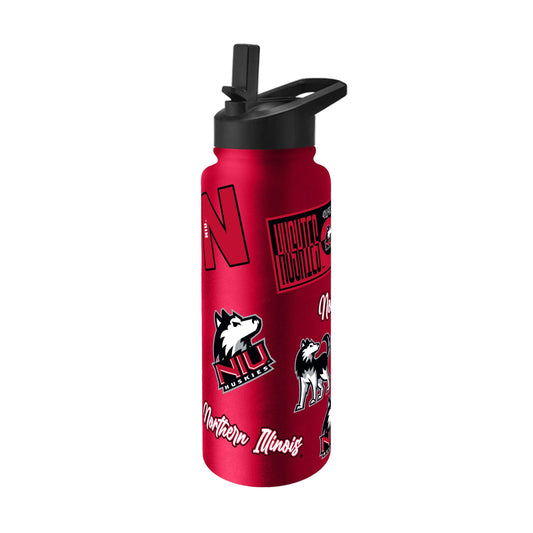 Northern Illinois 34oz Dreamweave Quencher Bottle - Logo Brands - Flyclothing LLC