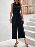 Sleeveless Wide Leg Jumpsuit - Trendsi - Flyclothing LLC