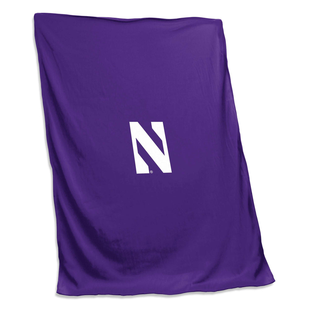 Northwestern Sweatshirt Blanket (Screened) - Logo Brands - Flyclothing LLC