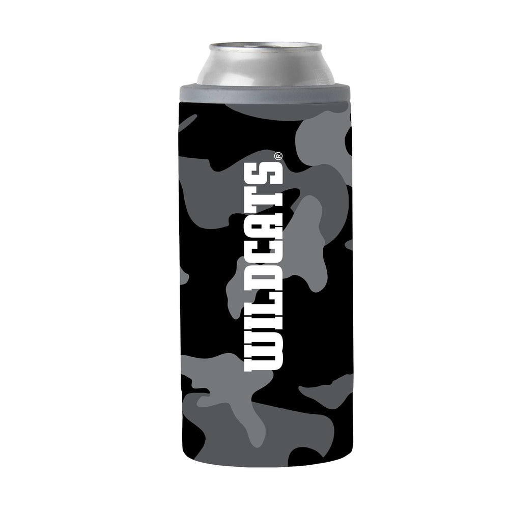 Northwestern 12oz Black Camo Slim Can Coolie - Logo Brands - Flyclothing LLC