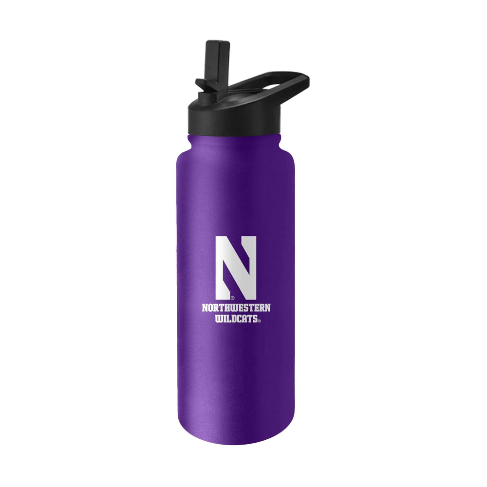 Northwestern 34oz Campus Color Stainless Quencher Bottle - Logo Brands - Flyclothing LLC