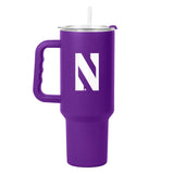 Northwestern 40oz Flipside Powder Coat Tumbler - Logo Brands - Flyclothing LLC