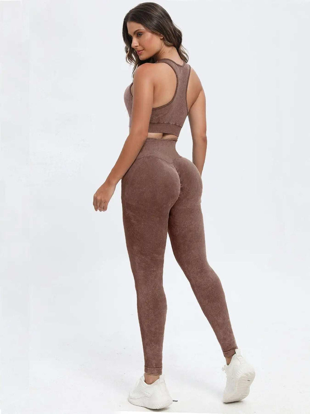 Scoop Neck Wide Strap Top and Pants Active Set - Trendsi - Flyclothing LLC