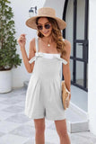 Knotted Strap Romper with Pockets - Trendsi - Flyclothing LLC