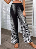 Printed Wide Leg Pants - Trendsi - Flyclothing LLC