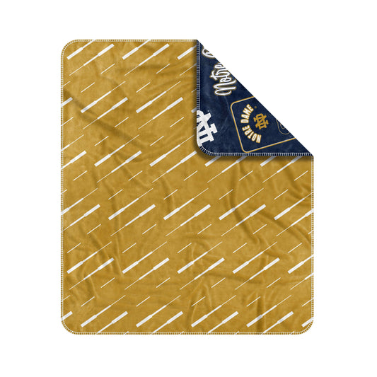 Notre Dame Dream Weave Throw 50x60 - Logo Brands - Flyclothing LLC