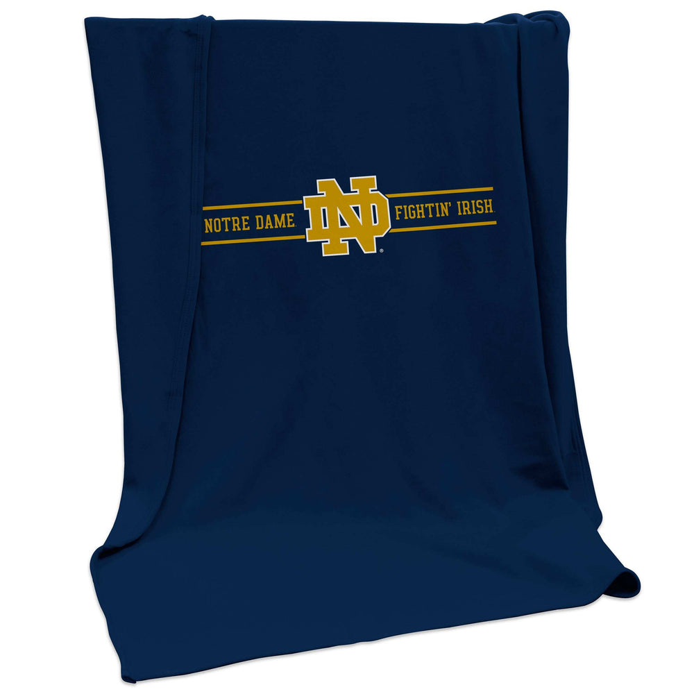 Notre Dame Campus Colors Sweatshirt Blanket (Screened) - Logo Brands - Flyclothing LLC