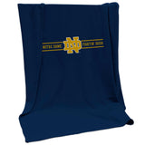 Notre Dame Campus Colors Sweatshirt Blanket (Screened) - Logo Brands - Flyclothing LLC