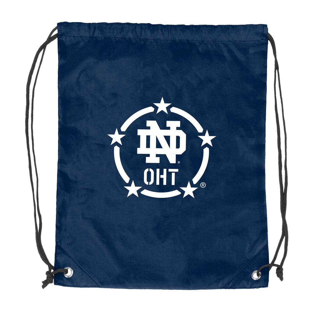 University of Notre Dame Navy Cruise Backsack f/ OHT CoBrand - Logo Brands - Flyclothing LLC