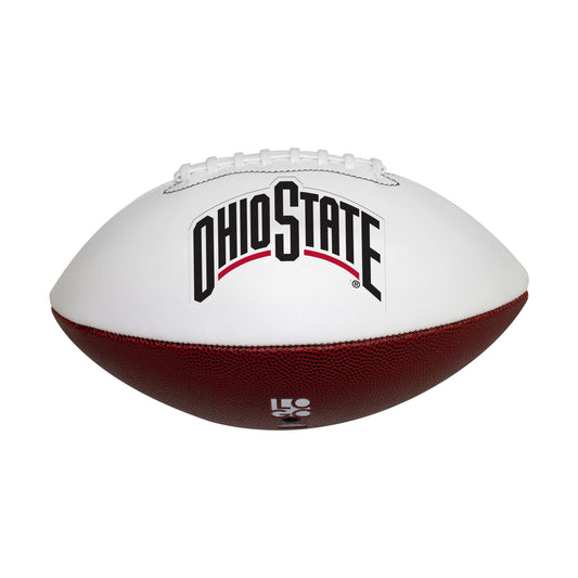 Ohio State Full Size Debossed Autograph Football - Logo Brands - Flyclothing LLC