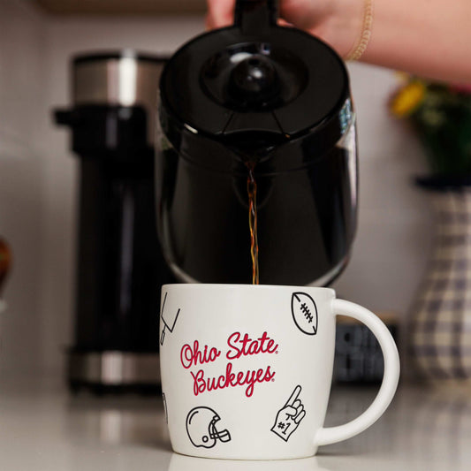 Ohio State 18oz Playmaker Mug - Logo Brands - Flyclothing LLC