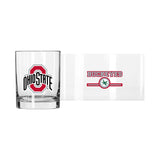 Ohio State 14oz Letterman Rocks Glass - Logo Brands - Flyclothing LLC