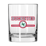 Ohio State 14oz Letterman Rocks Glass - Logo Brands - Flyclothing LLC