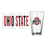 Ohio State 16oz Overtime Pint Glass - Logo Brands - Flyclothing LLC