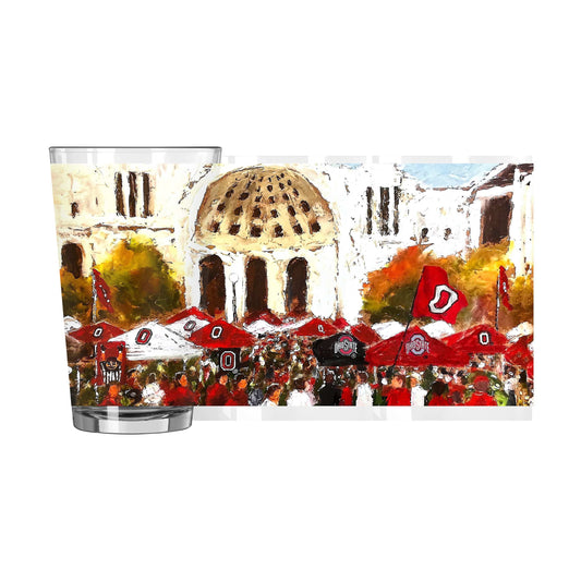 Ohio State 16oz Collector Pint Glass - Logo Brands - Flyclothing LLC