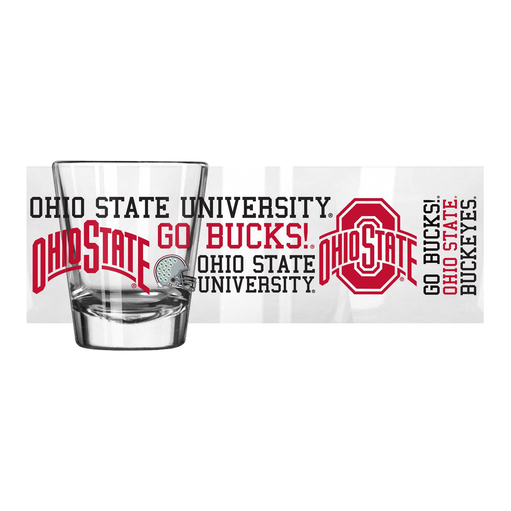 Ohio State 2oz Spirit Shot Glass - Logo Brands - Flyclothing LLC