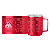Ohio State 15oz Replay Stainless Steel Mug - Logo Brands - Flyclothing LLC