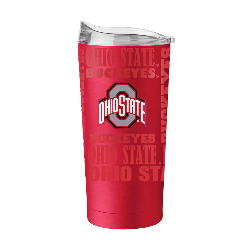 Ohio State 20oz Replay Powder Coat Tumbler - Logo Brands - Flyclothing LLC