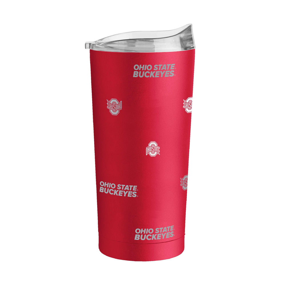 Ohio State 20oz Step And Repeat Powder Coat Tumbler - Logo Brands - Flyclothing LLC