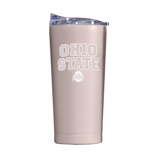 Ohio State 20oz Stencil Powder Coat Tumbler - Logo Brands - Flyclothing LLC