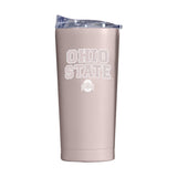 Ohio State 20oz Stencil Powder Coat Tumbler - Logo Brands - Flyclothing LLC