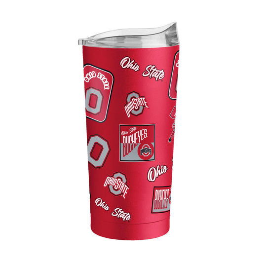 Ohio State 20oz Dreamweave Powder Coat Tumbler - Logo Brands - Flyclothing LLC
