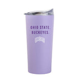 Ohio State 20oz Tonal Lavender Powder Coat Tumbler - Logo Brands - Flyclothing LLC
