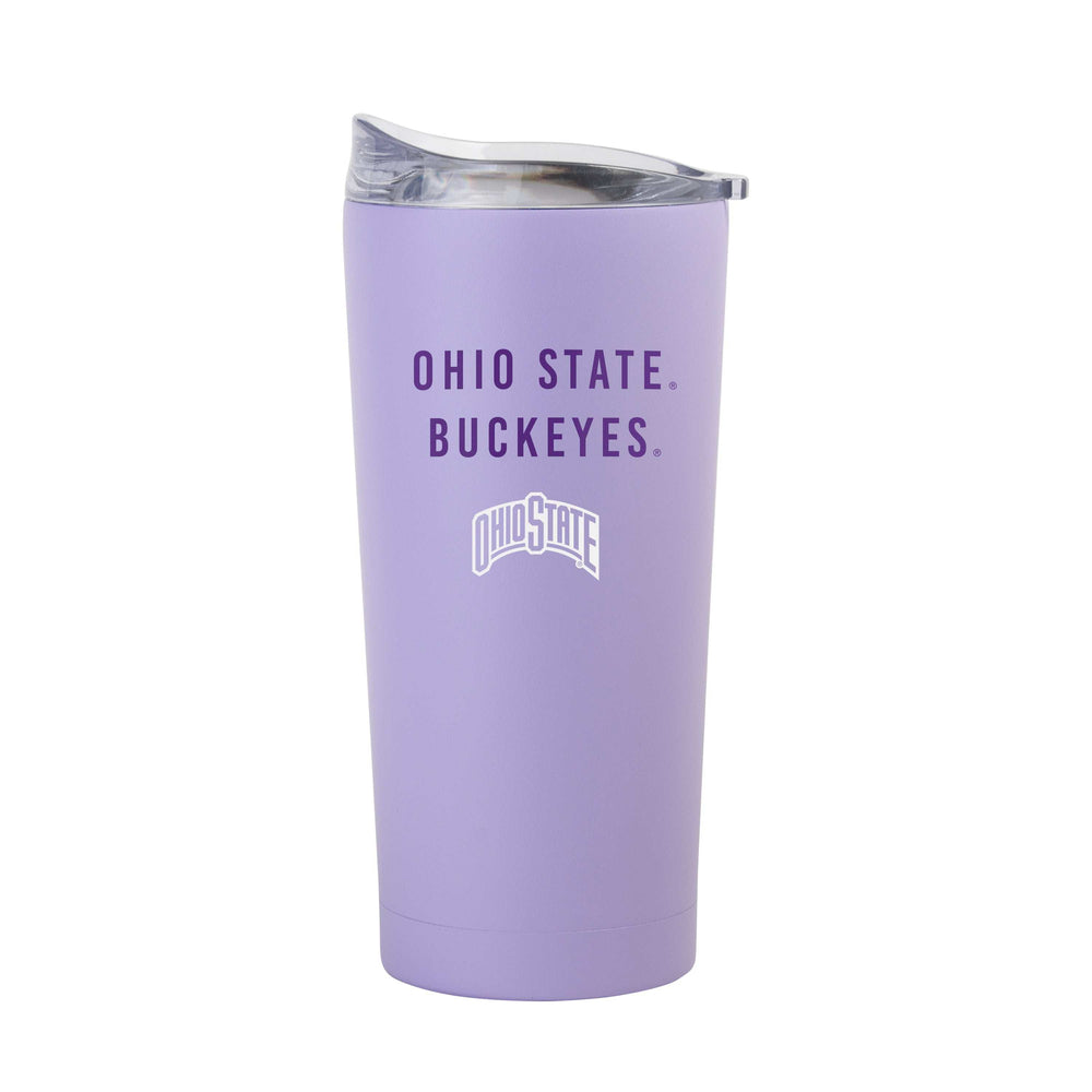 Ohio State 20oz Tonal Lavender Powder Coat Tumbler - Logo Brands - Flyclothing LLC