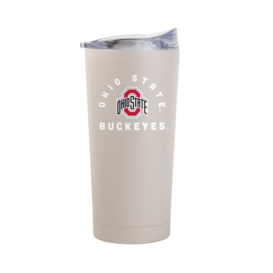 Ohio State 20oz Archway Sand Powder Coat Tumbler - Logo Brands - Flyclothing LLC