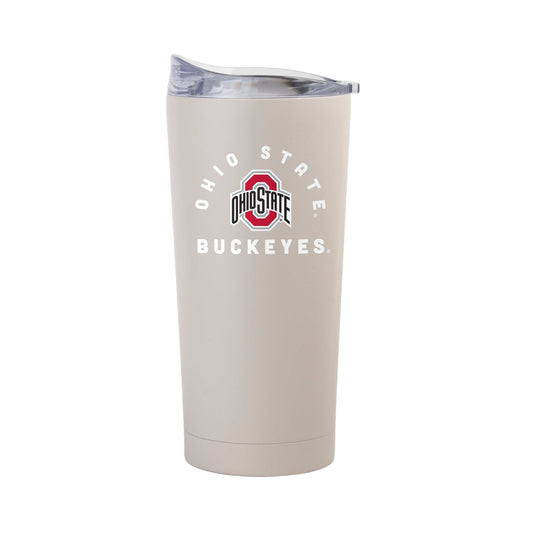 Ohio State 20oz Archway Sand Powder Coat Tumbler - Logo Brands - Flyclothing LLC