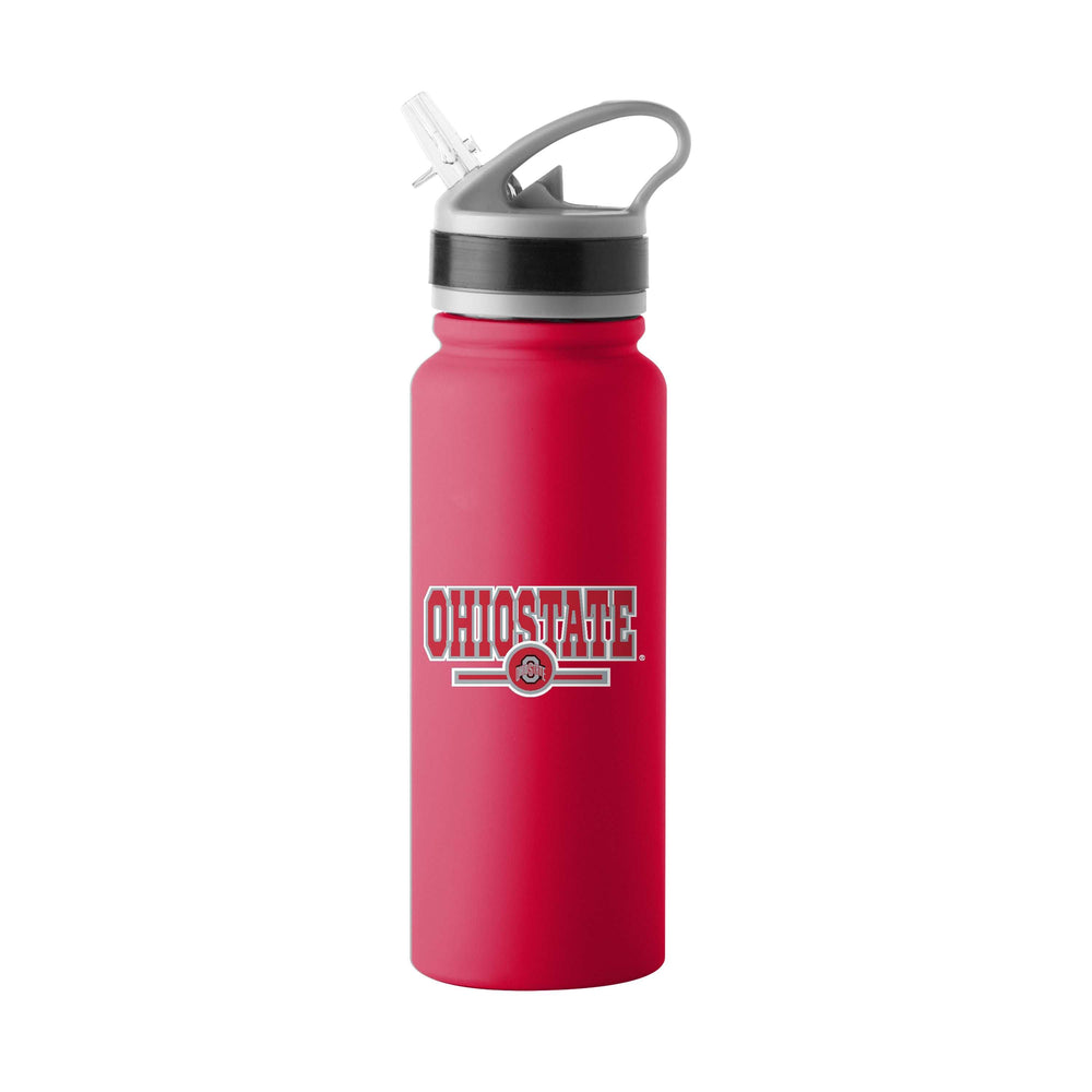 Ohio State 25oz Campus Color Letterman Stainless Single Wall Flip Top Bottle - Logo Brands - Flyclothing LLC