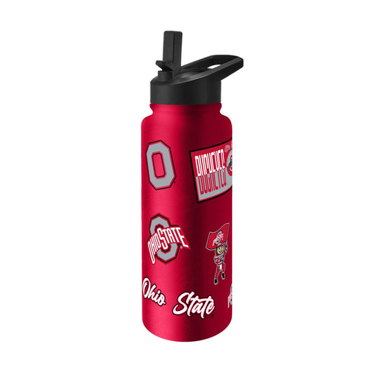 Ohio State 34oz Dreamweave Quencher Bottle - Logo Brands - Flyclothing LLC
