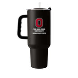 Ohio State Wexner Medical Center Black 40oz Powder Coat Tumbler - Logo Brands - Flyclothing LLC
