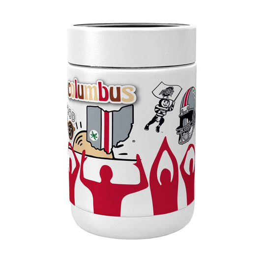 Ohio State Powder Native Coat Coolie - Logo Brands - Flyclothing LLC