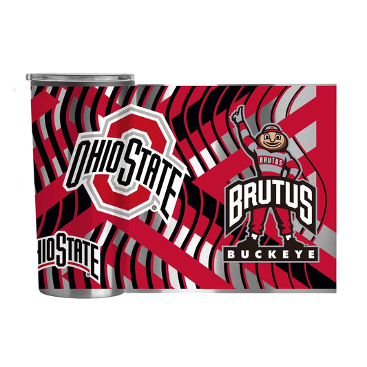 Ohio State 20oz Flex Plastic Wall Stainless - Logo Brands - Flyclothing LLC
