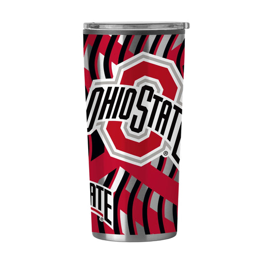 Ohio State 20oz Flex Plastic Wall Stainless - Logo Brands - Flyclothing LLC