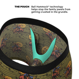 The 1912 | Western Shinesty x Diamond Cross Ranch Ball Hammock® Pouch Underwear With Fly - Shinesty - Flyclothing LLC