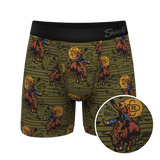The 1912 | Western Shinesty x Diamond Cross Ranch Ball Hammock® Pouch Underwear With Fly - Shinesty - Flyclothing LLC