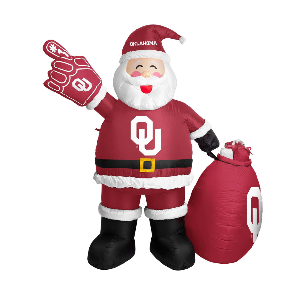 Oklahoma Santa Claus Yard Inflatable - Logo Brands - Flyclothing LLC