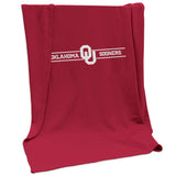 Oklahoma Campus Colors Sweatshirt Blanket (Screened) - Logo Brands - Flyclothing LLC