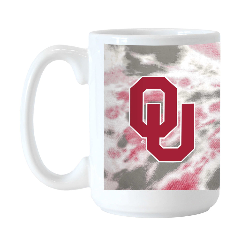 Oklahoma 15oz Tie Dye Sublimated Mug - Logo Brands - Flyclothing LLC
