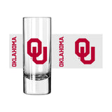 Oklahoma 2.5oz Gameday Shooter Glass - Logo Brands - Flyclothing LLC