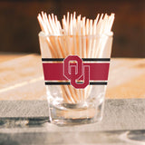 Oklahoma 2oz Stripe Shot Glass - Logo Brands - Flyclothing LLC